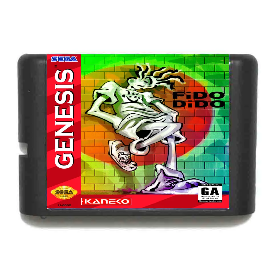 Самая популярная игровая карта Fido Dido 16 бит MD для Sega Mega Drive Genesis|Картриджи| |