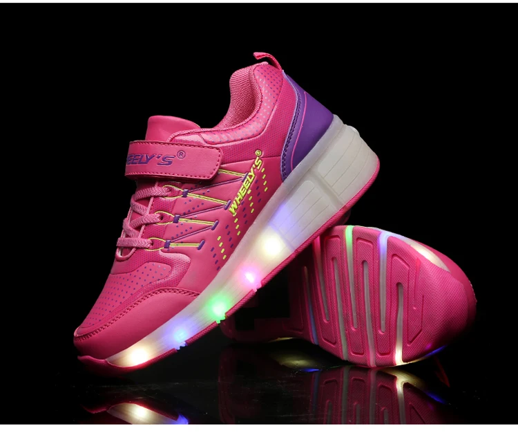 Jazzy Heelies, светодиодный светильник для мальчиков и девочек, детская обувь для роликовых коньков, Детские кроссовки с колесами, 21 цвет