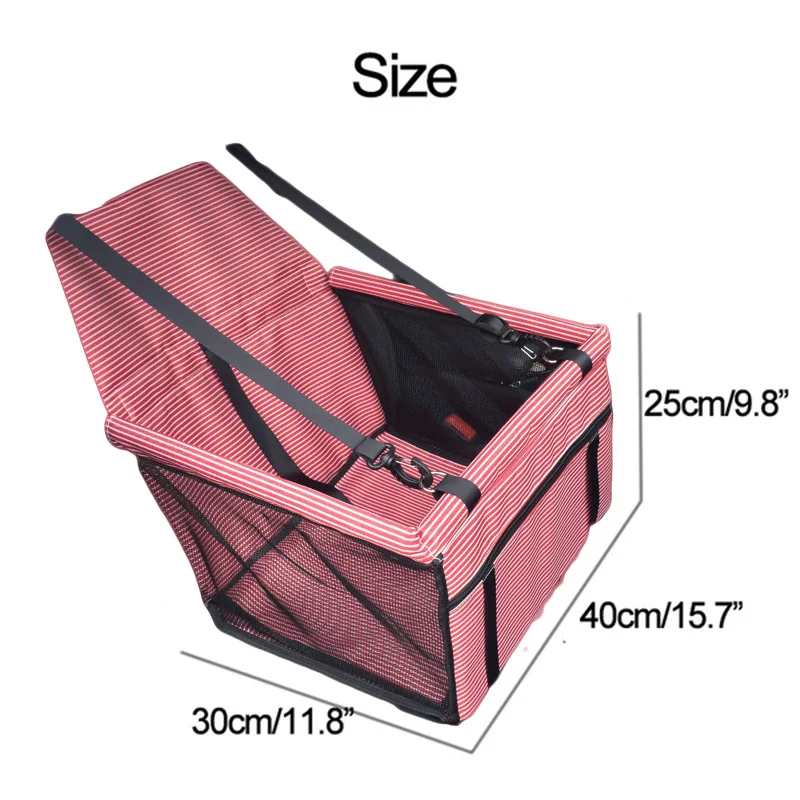 

Pet Carriers Dog Car Seat Cover Carrying for Dogs Cats Mat Blanket Rear Back Hammock Protector transportin Double Thick Travel