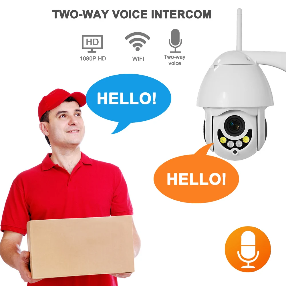 1080P HD Беспроводная скорость Wifi ip-камера домашняя система видеонаблюдения NetCam 64G