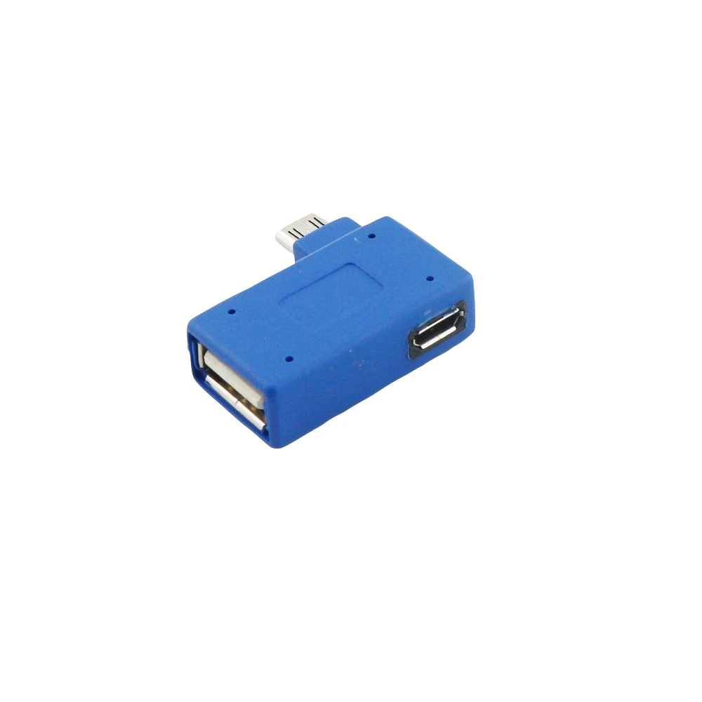 1x Micro USB 5 Pin 2 0 хост адаптер OTG с портом питания для сотового телефона планшета