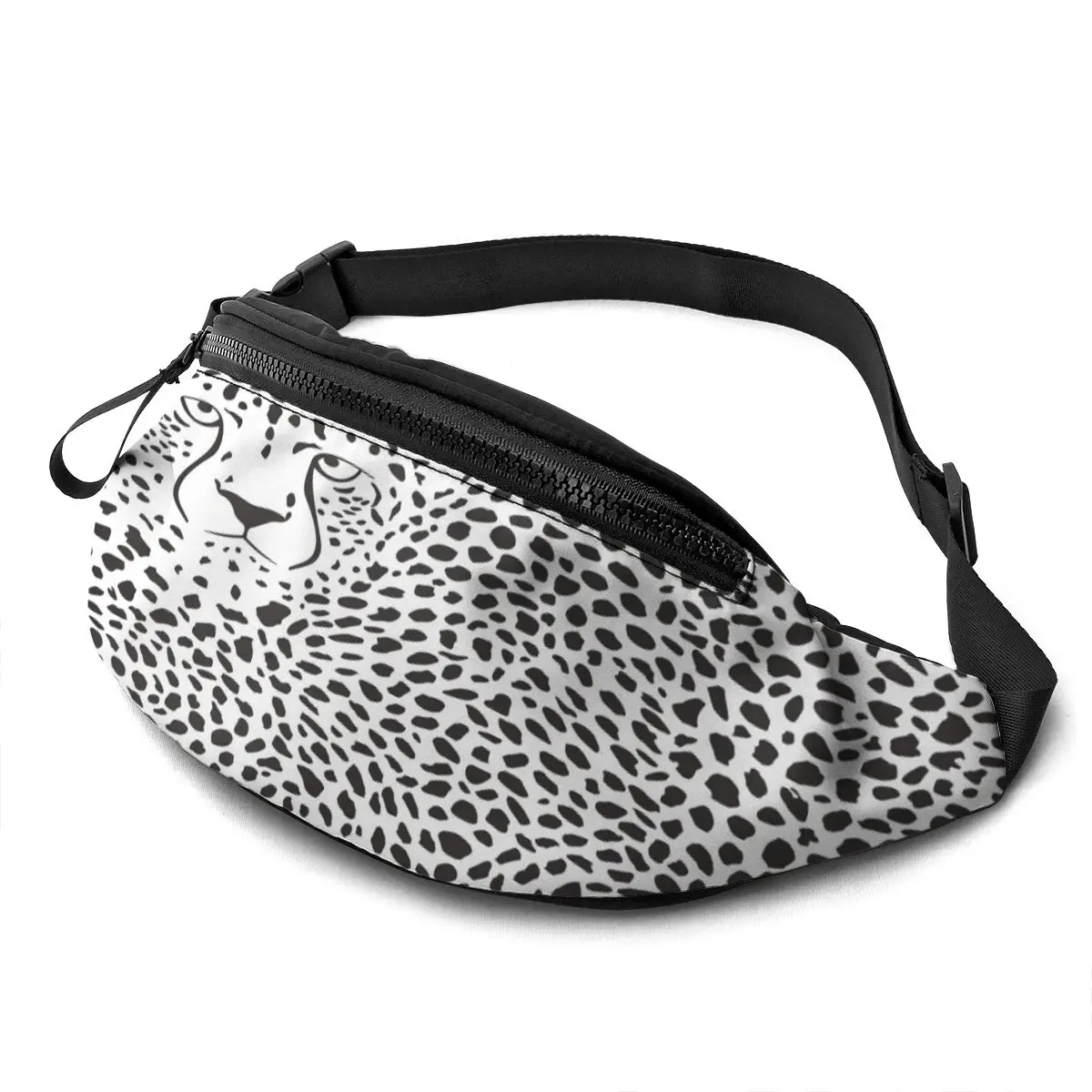 

Fanny Pack for Men Women Leopard Animal Texture Fashion Waist Packs with Adjustable Belt Casual Bag Bum Bags for Travel Sports