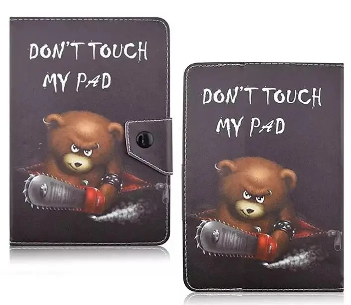 Чехол для Alcatel Pixi 3 ONETOUCH ONE TOUCH/1 T/POP 4/A3 4G Универсальный 10,1-дюймовый планшет чехол с рисунком из искусственной кожи+ ручка - Цвет: Золотой