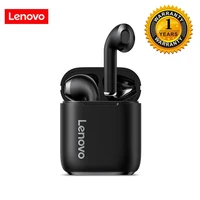 new lenovo lp2 wireless earphone bluetooth 5 0 tws headsets with mic hifi stereo sport earbuds earphones bass for smart phone