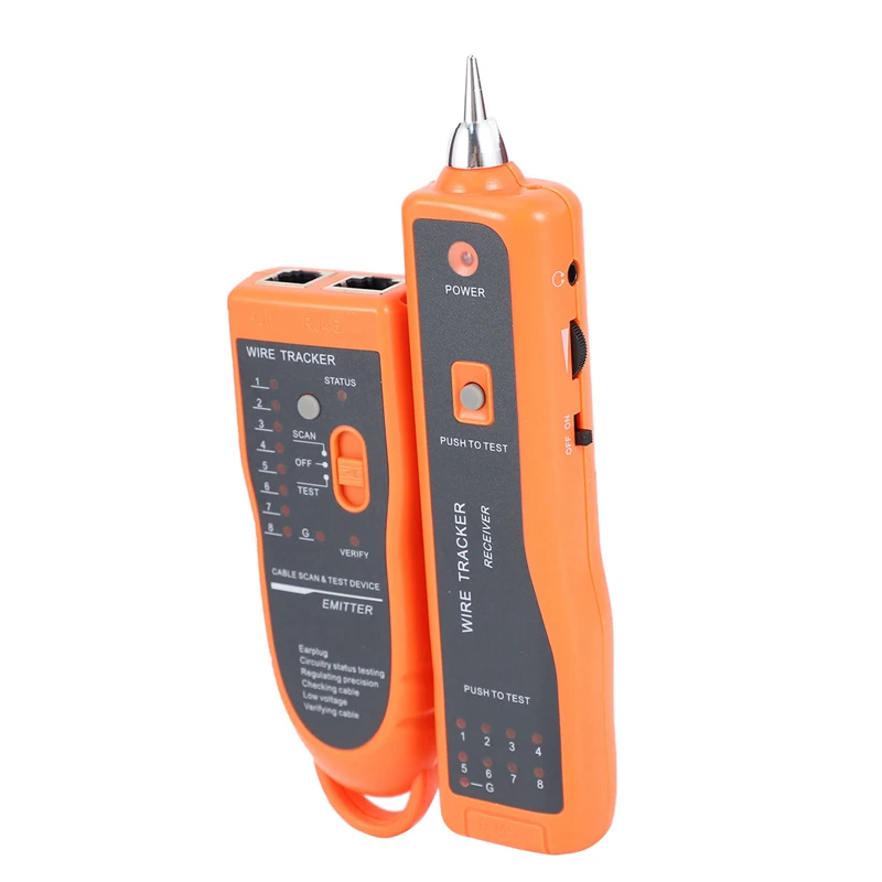 Utp Stp Cat5 Cat6 Rj45 Lan Сетевой кабель тестер линия Finder Rj11 телефонный провод трекер Tracer