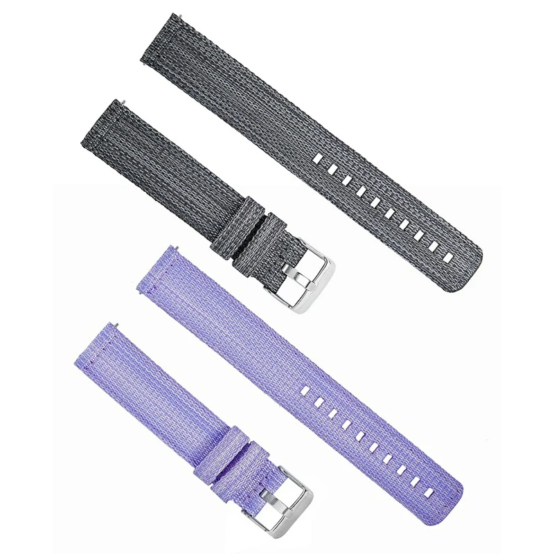 

18MM Nylon Strap for Fossil Gen 4 Q Venture HR / Gen 3 Q Venture Smartwatch Wrist Band