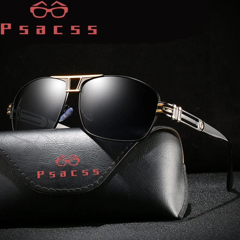 

Psacss NEW Square Polarized Sunglasses Men Luxury Brand Designer Sun Glasses For Male Driving Fishing lentes/gafas de sol hombre