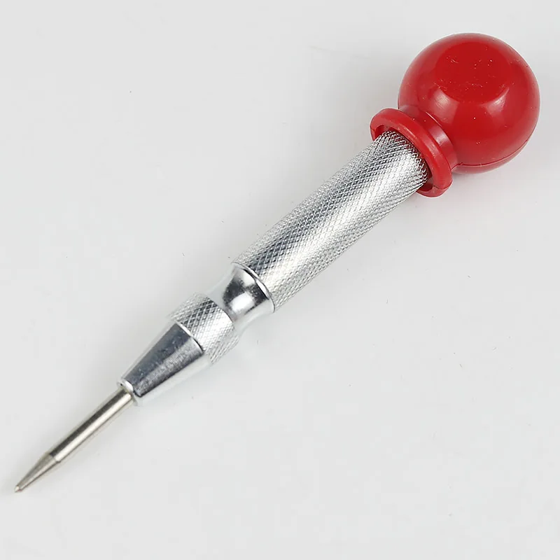 New Automatic Center Punch Spring Loaded Marking Hole Carbon Steel Body Gold Color/Silver Color Optional images - 6