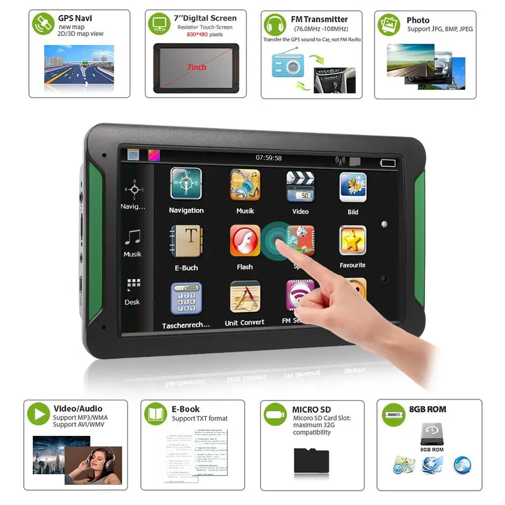 

S7 7 8 Hd Gps- Fm- 2018 Gps