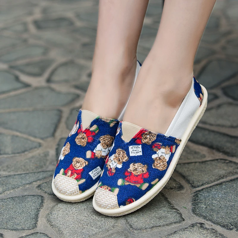 

Women Canvas Slip-On Shoe Shoes Breathable Durable Anti-slip Espadrille for Summer NYZ Shop
