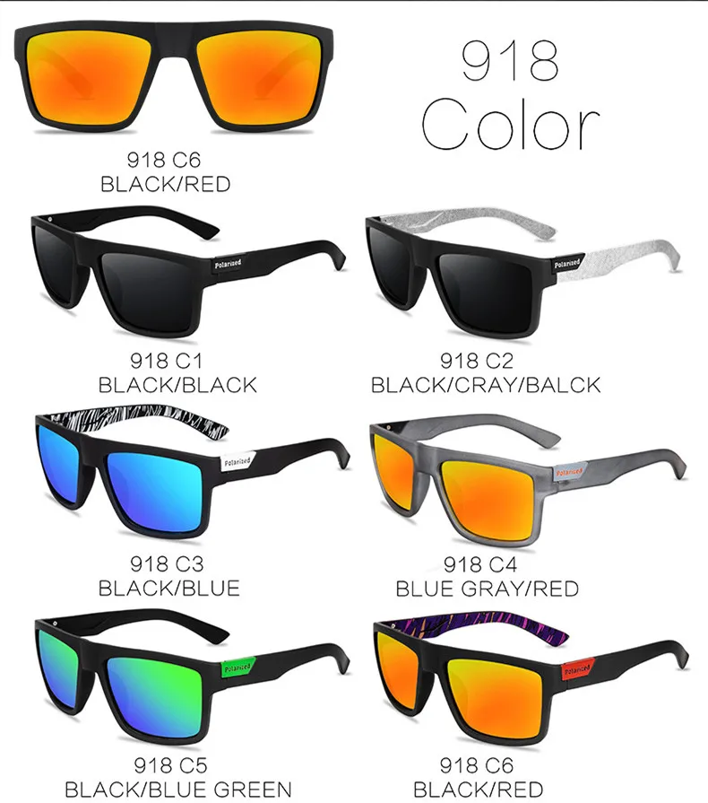 

New Polarized Glasses Men Women Fishing Glasses Sun Goggles Camping Hiking Driving Eyewear Sport Sunglasses cycling fishing