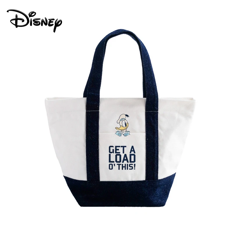 

Disney Fresh Insulation Lunch Bag For Mummy Cartoon Canvas Tote Bag Kid Thermal Insulated Picnic Food Cooler Tote Storage Bags
