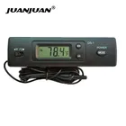 Высококачественный цифровой термометр-50  80 градусов, автоматический ЖК-дисплей, часы для автомобиля, аквариума, термометр, Скидка 40%