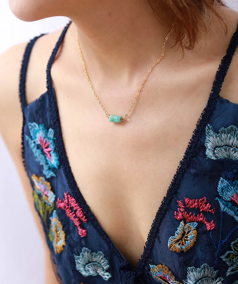 Ожерелье женское с натуральными камнями короткие Чокеры г. | Украшения и