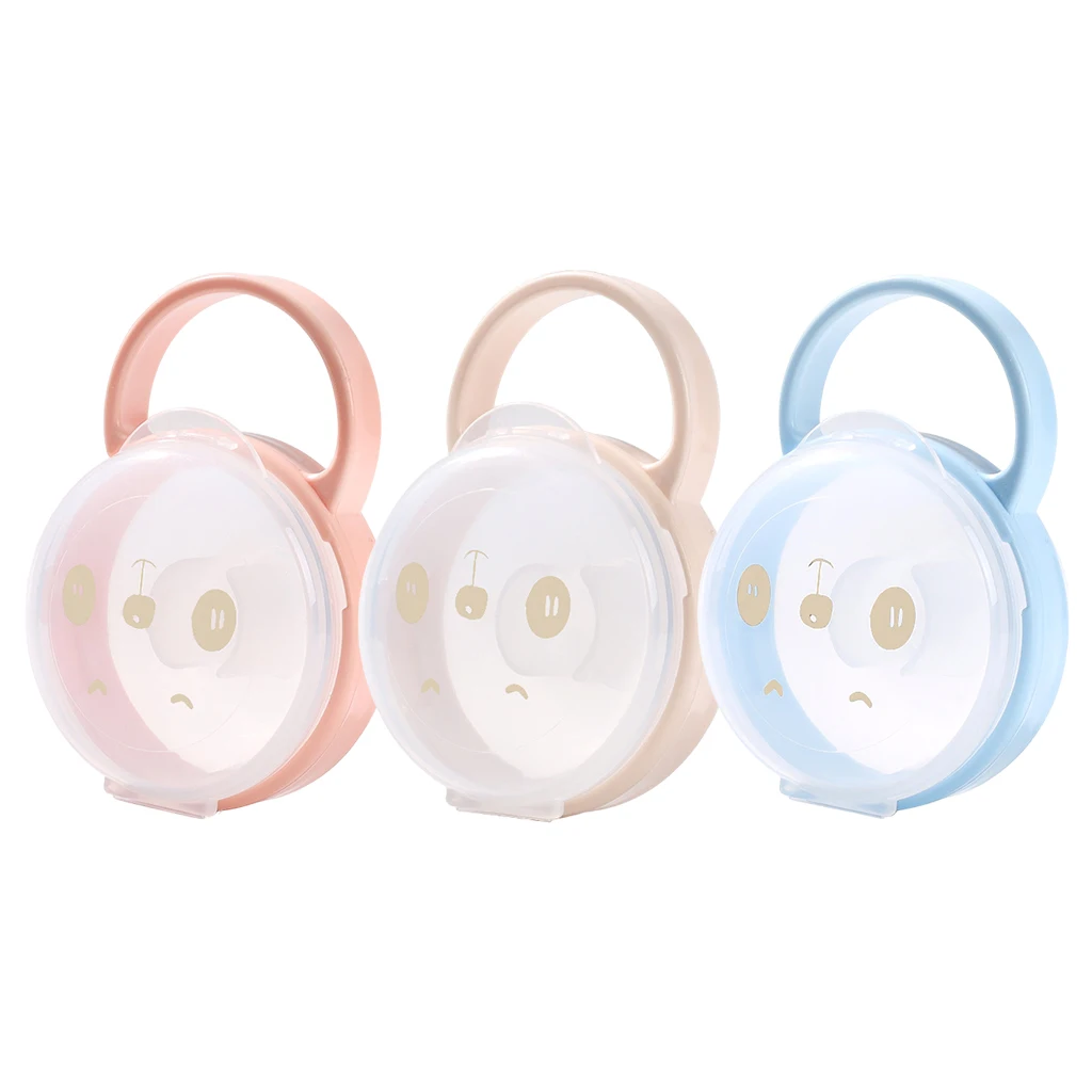 

Pacifier Storage Case Pacifier Accessories Polypropylene Handle Portable for Infant Kids