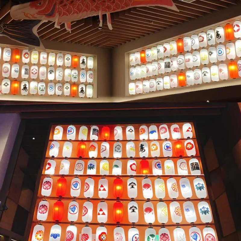 Фонарь из ПВХ водонепроницаемый в японском стиле корейский рамен сашими изакая