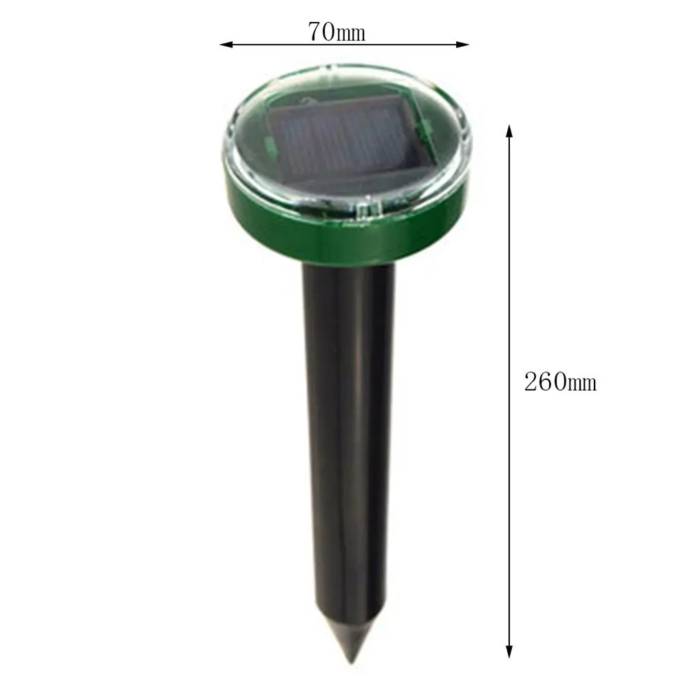 

Solar Powered Ultrasonic Sonic Mouse Mole Pest Rodent Repeller Repellent Yard LED Light Repeller Outdoor Lamp Yard Garden