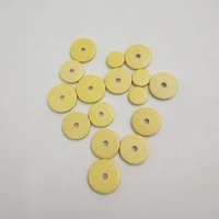 flute leather cusion filler parts yellow musical spacer 16pcspack