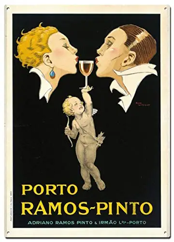 

Port Ramos Pinto Metal Tin Signs, Vintage Poster, Decorative Signs Wall Art Home Decor - 8X12 Inch (20X30 cm)