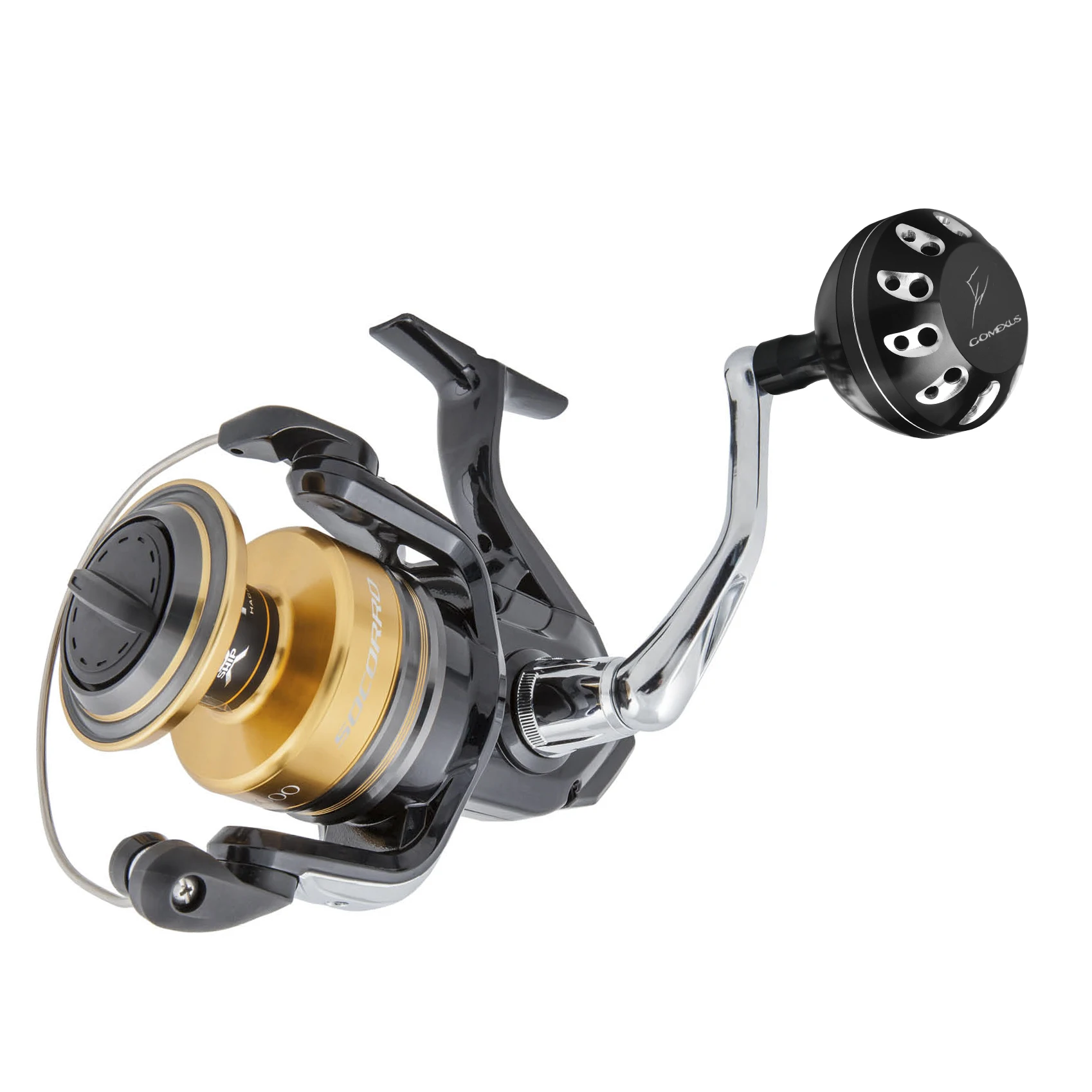 Gomexus силовая ручка для Shimano B Daiwa L ручка SW катушка двойная силовая Сарагоса Saltist Saltiga Biomaster Стелла сферос Blast 47 мм