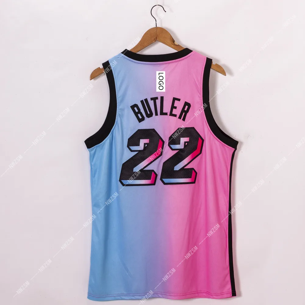 

High Quality Miami #3 #22 #14 #13 Men's Basketball Jersey sport shirt mens tank tops heat pressure