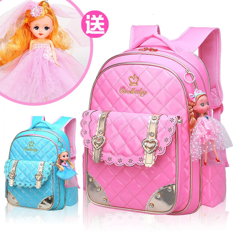 Bags Waterproof Children School  for Girls princess school Backpack kids Satchel Orthopedic Schoolbag Kids Book Bag Mochilas