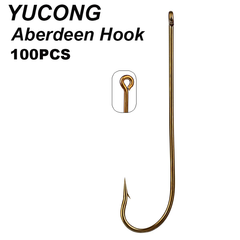 

YUCONG 100 шт. рыболовные крючки из высокоуглеродистой стали 4 #-6/0 # высокопрочные офсетные рыболовные крючки с зазубринами для мягкой приманки снасти для морской рыбалки