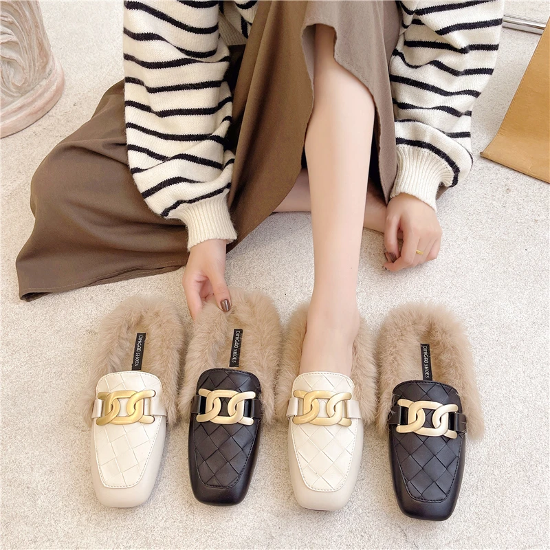 

Шлепанцы женские из ПУ кожи, резина, низкая подошва, римские Тапочки