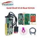 Новейший красный диагностический инструмент PCB V3.0 для автомобилей и грузовиков TCS Pro Multidiag Golden 2018.R0 2017.R3 OBD2 сканер с реле NEC 9241A