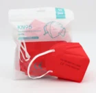 50 шт. CE FFP2 респиратор многоразовый красный KN95 маски для лица Безопасность 95% для фильтрации пыли загрязнения твердыми частицами защитная маска для лица
