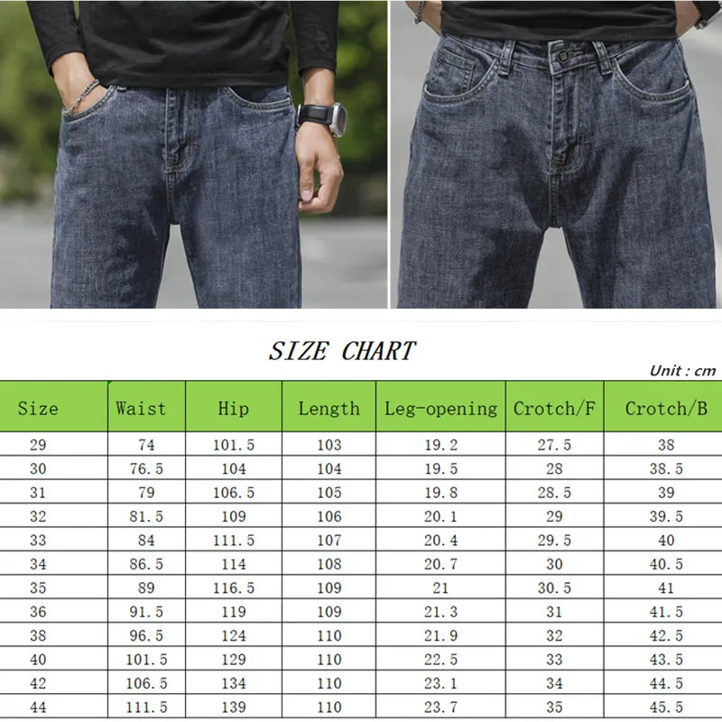 

Spring Winter Men's Denim Straight Loose Pants Wide Leg Thick Jeans Outdoor Trekking Labor Plus Size Fat Men Students Trousers