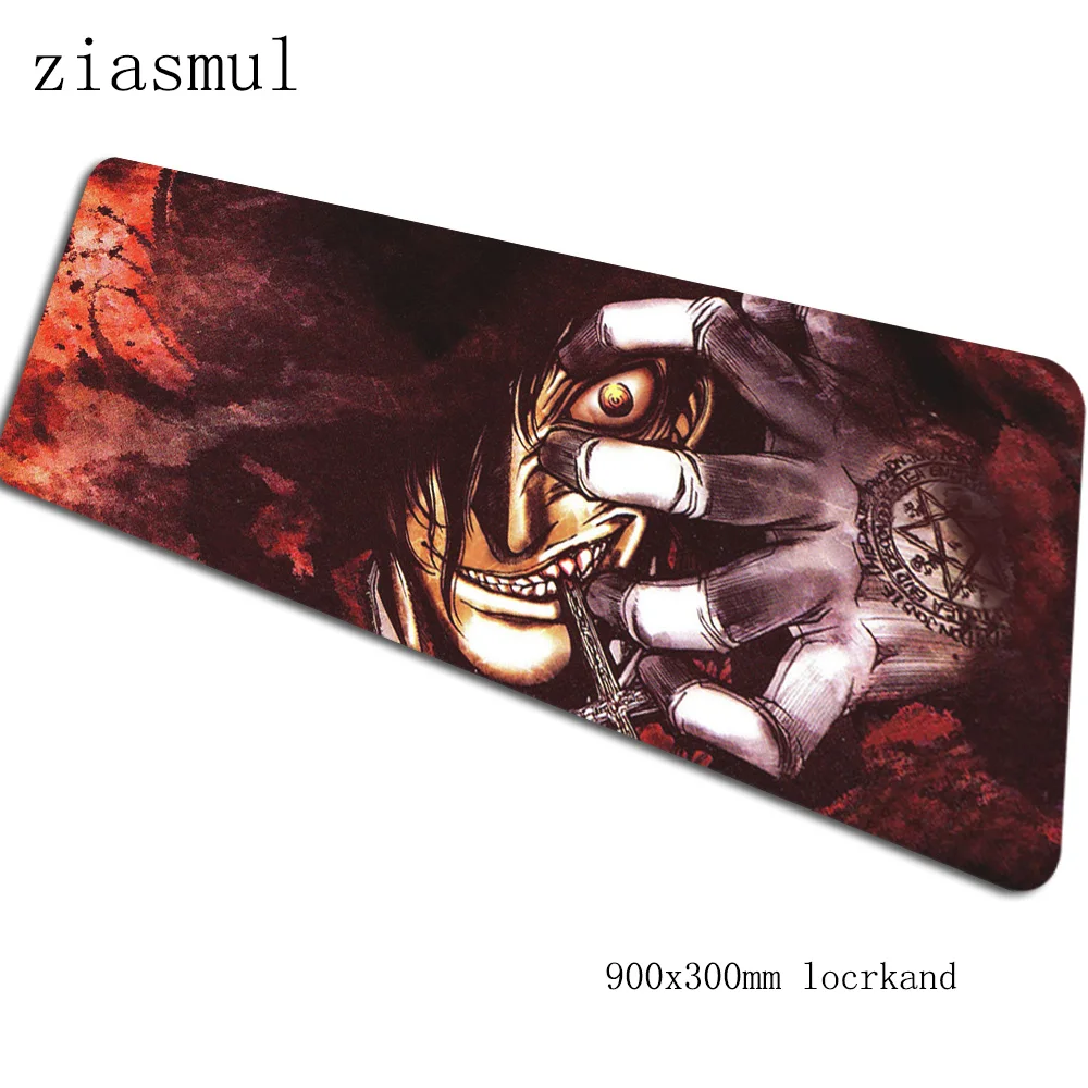 Hellsing padmouse 900x300x3 мм игровой коврик для мыши эстетический коврик для мыши геймер компьютерный стол профессиональный коврик notbook mousemate pc - Цвет: Size 900x300x3mm