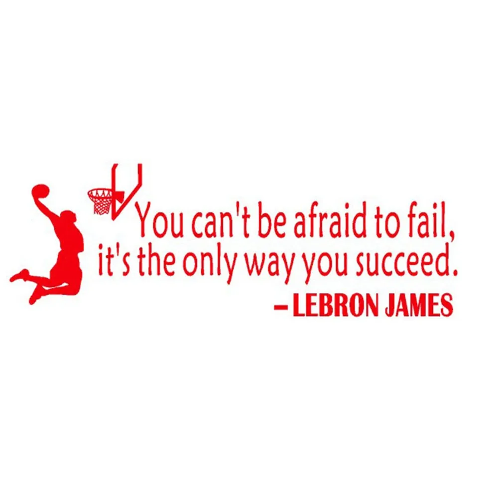 Наклейки на обои 1 шт. баскетбольная спортивная Настенная Наклейка крутой дизайн