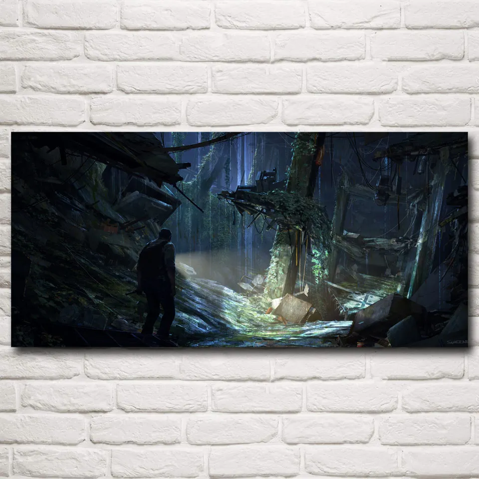 Последний из нас зомби выживание ужас экшн игра картины для гостиной настенные