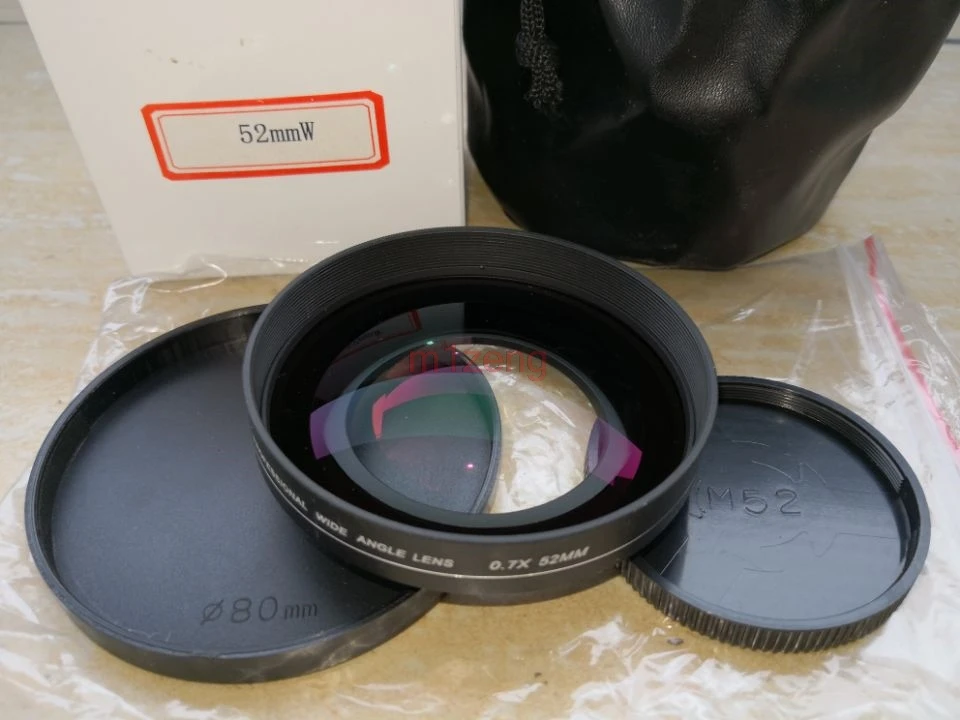 52 мм 0.7x PRO широкоугольный объектив для камеры canon nikon pentax sony olympus fuji - купить по