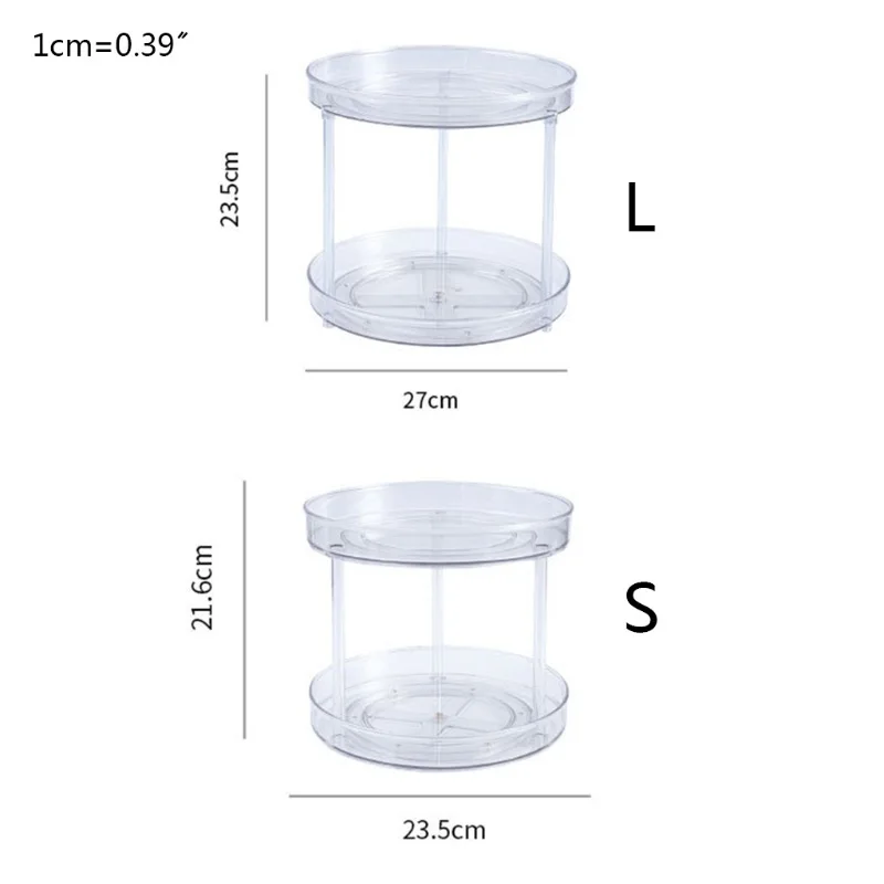 360 rotating transparent spice rackholderseasoning bottle spice jar storage traykitchen pantry cabinet condiment organizer free global shipping