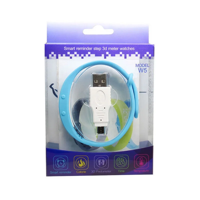 Портативный детский трекер активности умный Браслет Шагомер Фитнес легкий и