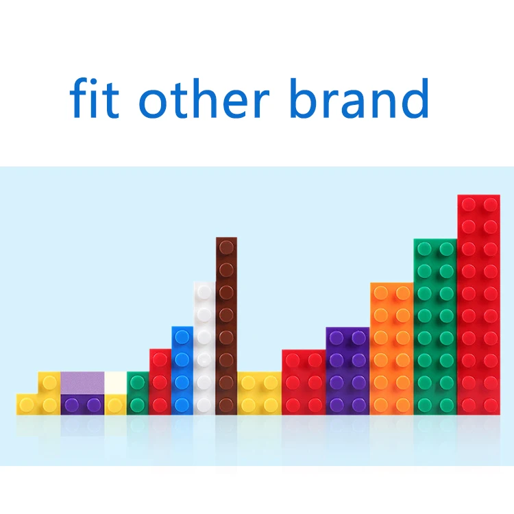 80 шт строительные блоки 2 &amp 1 горошек толстые цифры Детские кубики развивающие