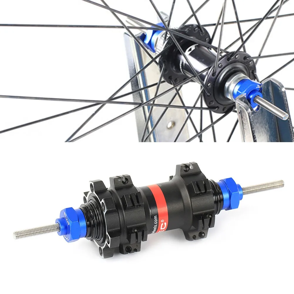 

Wheel Truing Stand Adapter Hub Tool Rim Tuner 20/15/12mm QR Thru Axle Adaptor Bicycle Adapter Shaft Bicycle Spare Parts