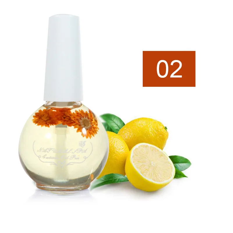 6 бутылок 15 мл сушеные цветы Уход за ногтями масло для смягчения пищевой кутикулы