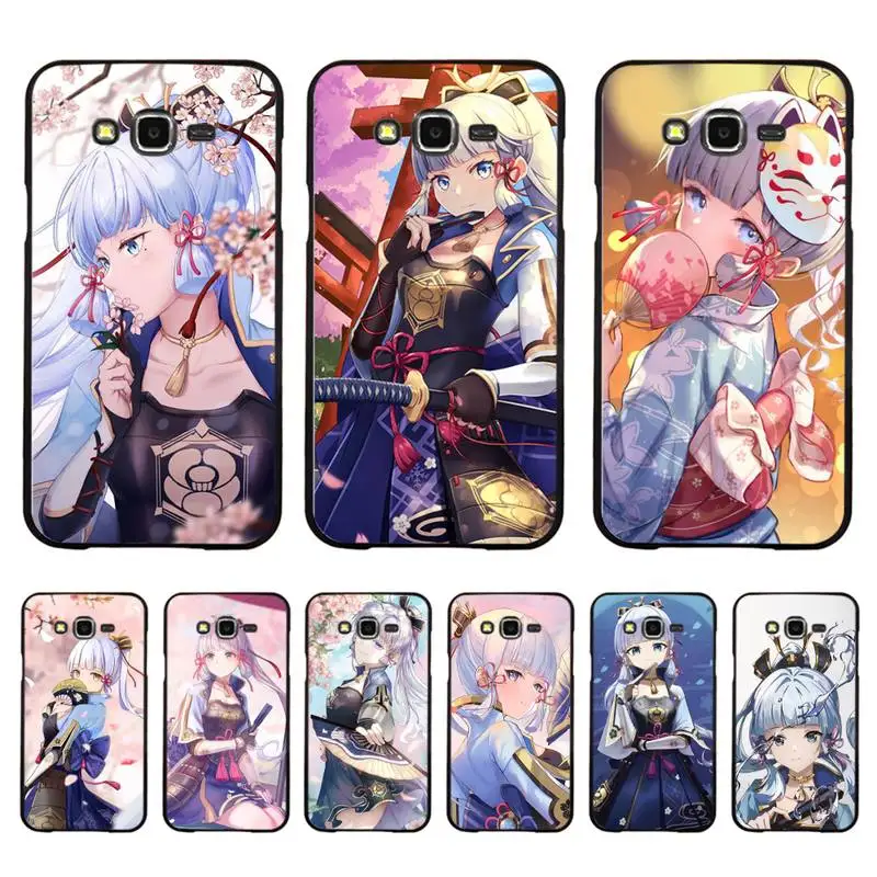 

Genshin Impact Kamisato Ayaka Phone Case For Samsung Galaxy J4plus J6 J5 J72016 J7prime cover for J7Core J6plus Back Coque