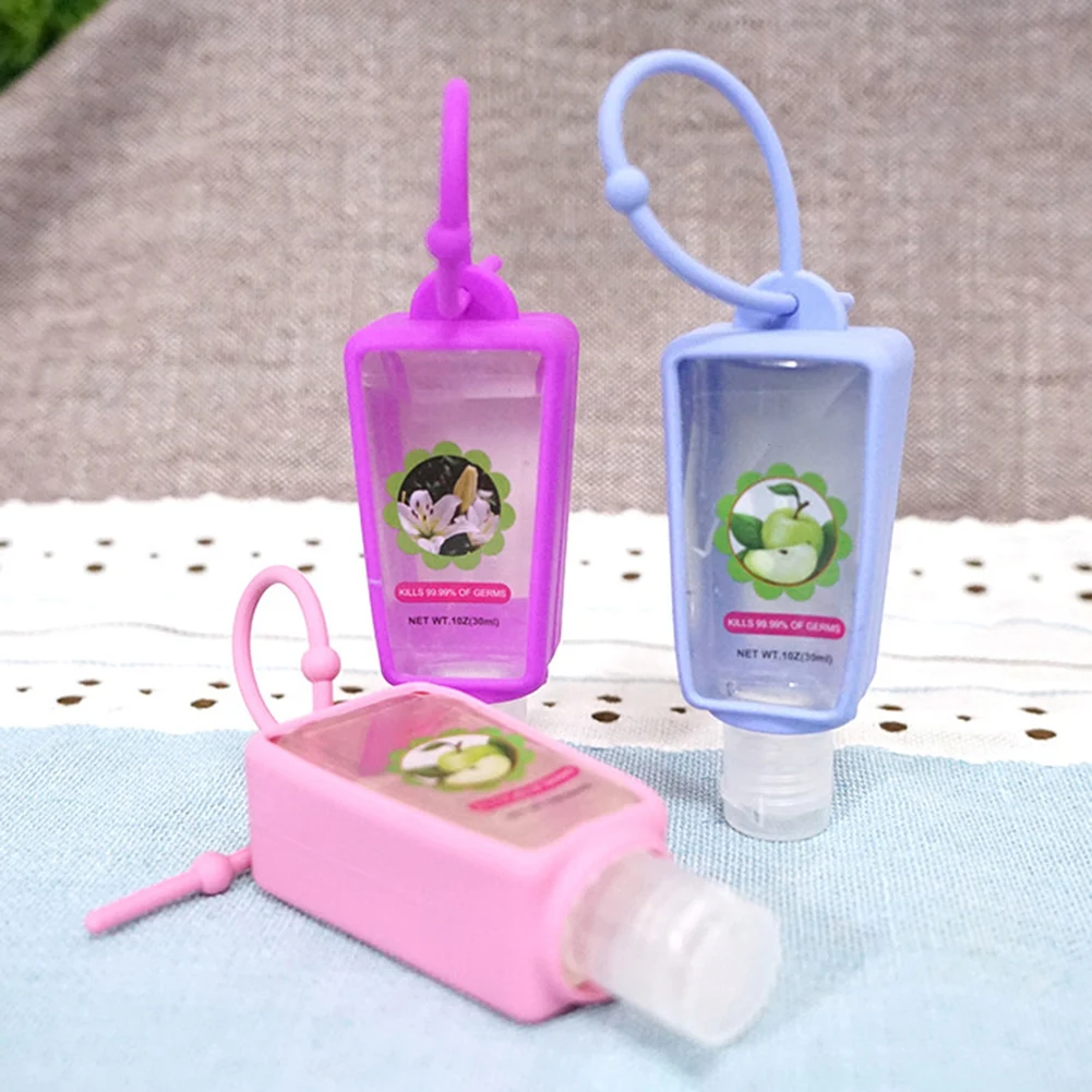 3 шт./компл. 30 мл разные цвета силиконовый подвесной защитный чехол Бутылка