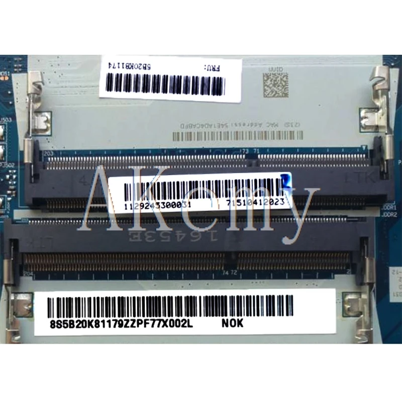 

SAMXINNO NM-A491 Laptop motherboard For Lenovo Ideapad 300-17ISK original mainboard 4405U/3855U CPU R5-M330