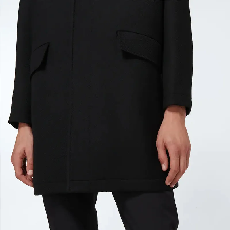 Мужское свободное шерстяное пальто средней и большой длины Осень-зима 2021 новое