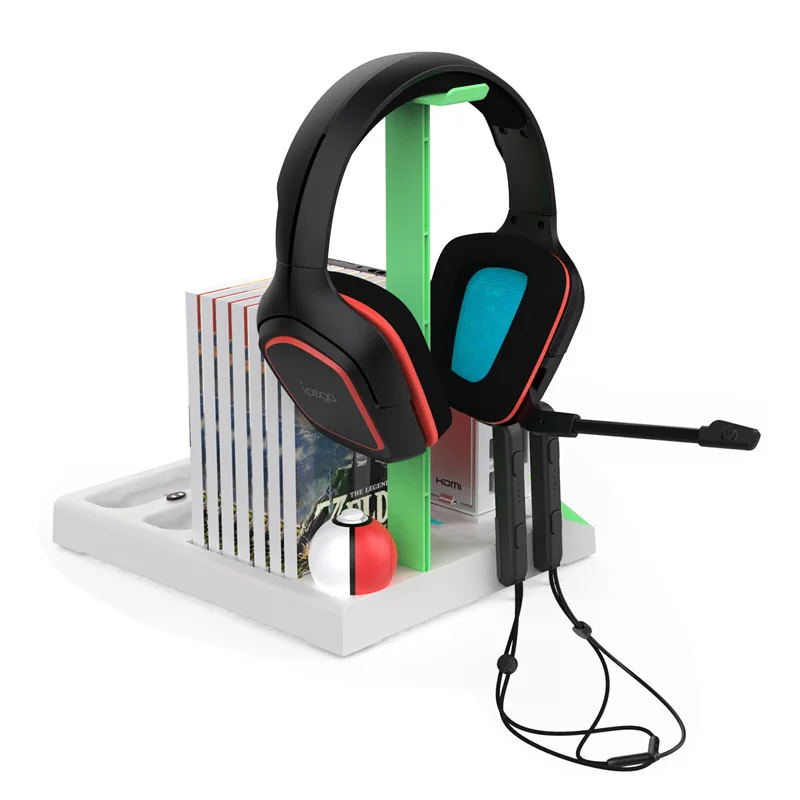 switch charging stand cooling fan for switch game card holder headset stand joy con vertical stand switch charging dock storages free global shipping