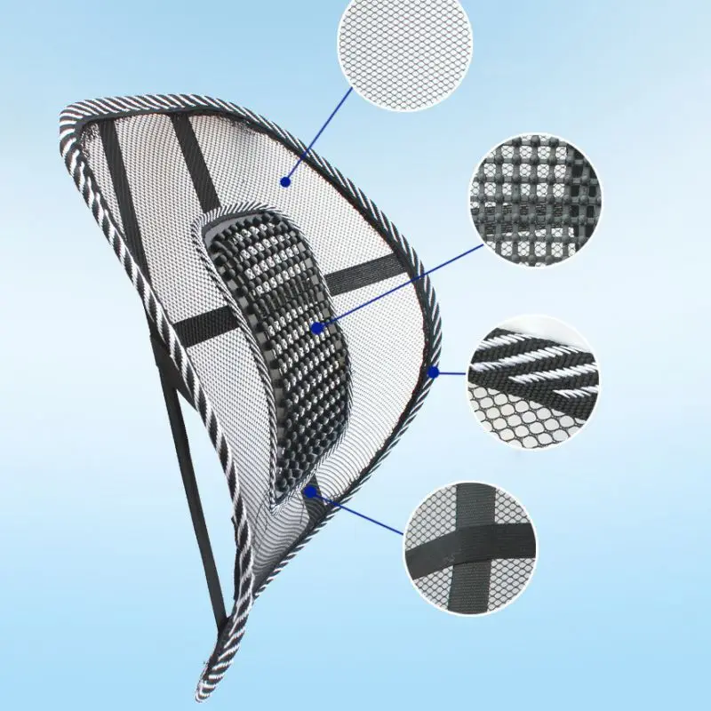 Сетчатая дышащая вентилируемая подушка для кресла автомобиля офиса поддержка