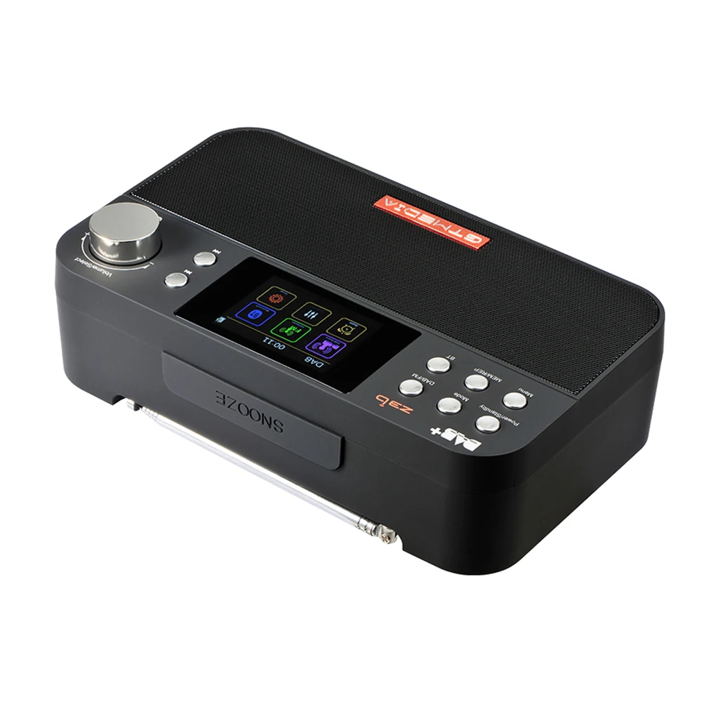 Портативное мини радио GTmedia Z3B FM Bluetooth цифровое USB перезаряжаемый mp3 плеер двойные
