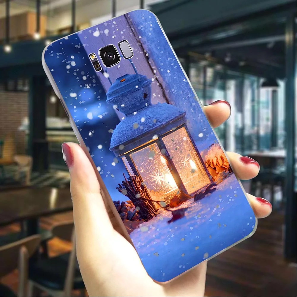 Чехол для телефона Samsung S9 Зимний Легкий Note 8 9 M10/M20/M30 Galaxy S6/S7 Edge S8/S9/S10 Plus S10e |