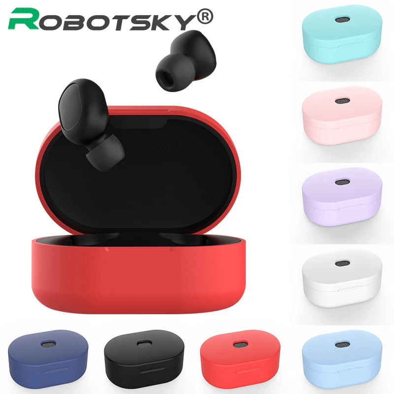 

Чехол для Redmi AirDots A6S, силиконовый чехол, защитный чехол, TWS беспроводные наушники, Молодежная версия гарнитуры, защитная коробка