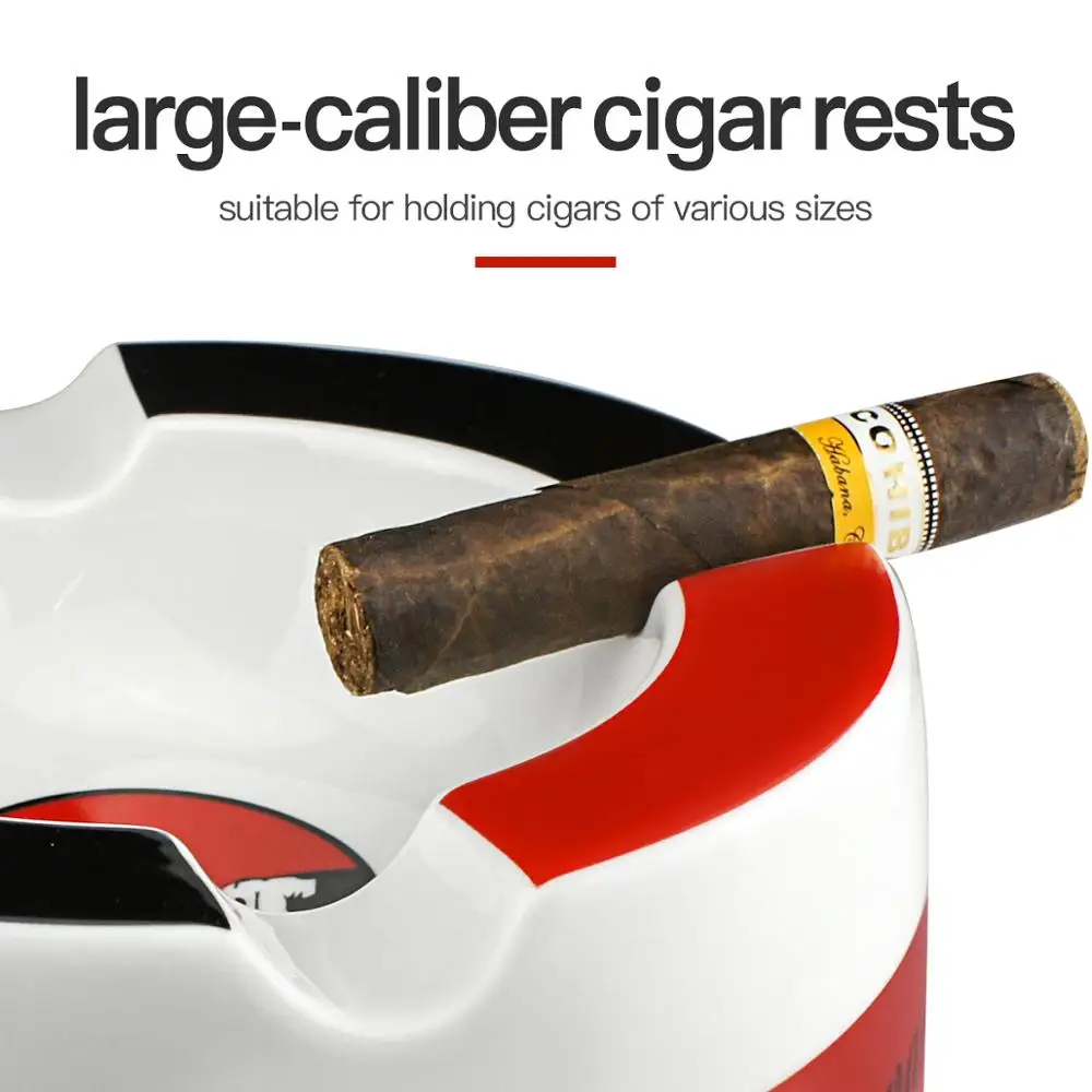 Керамическая пепельница для сигар Guevara 4 сигареты портативные пепельницы гаджеты